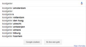 zoekwoorden bepalen via google